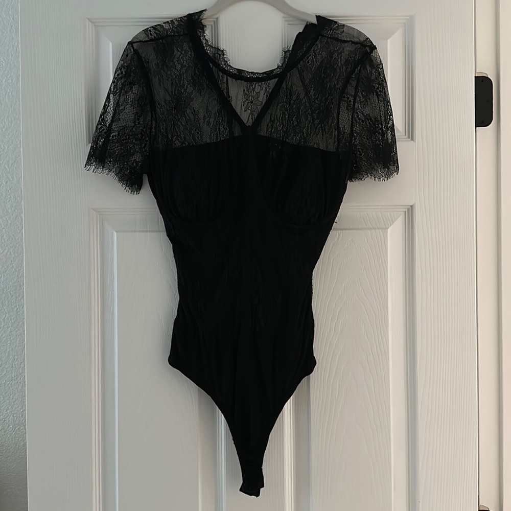 Corset Style lace bodysuit
